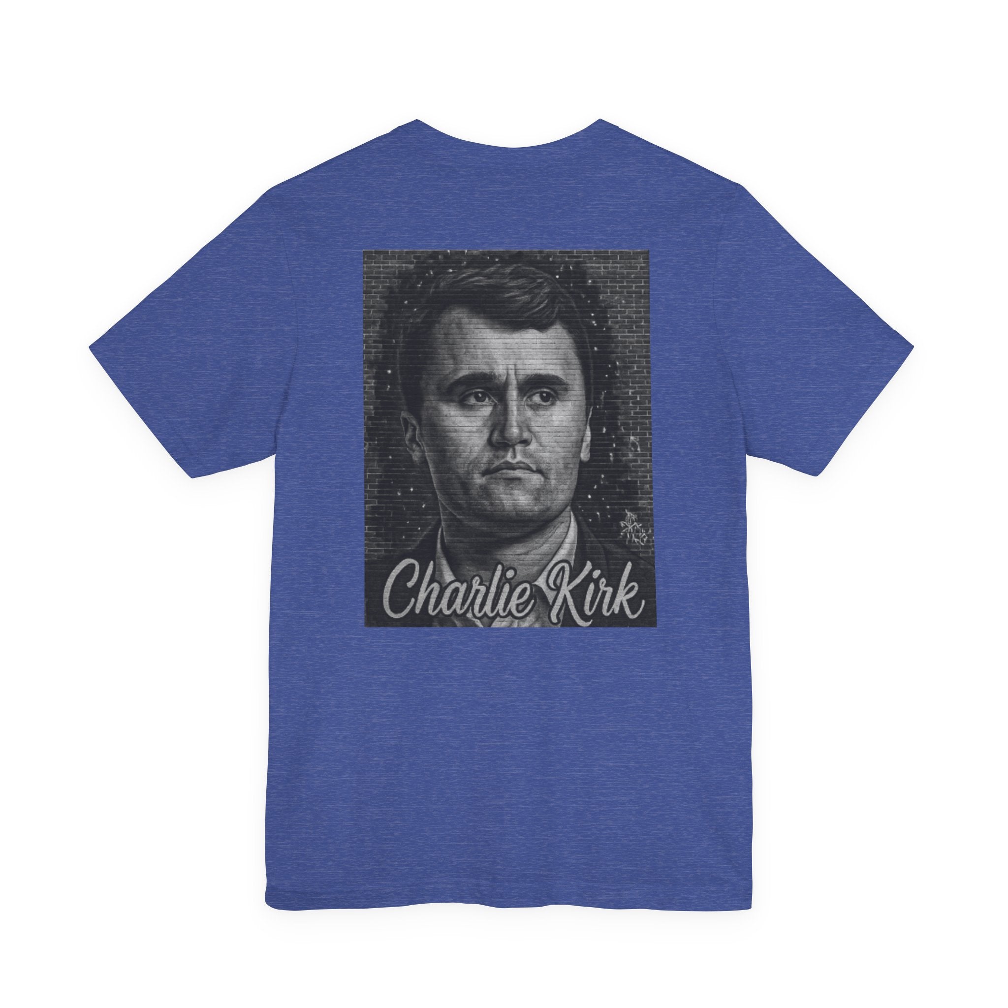 Charlie Kirk Memorial Mural Back Tee
