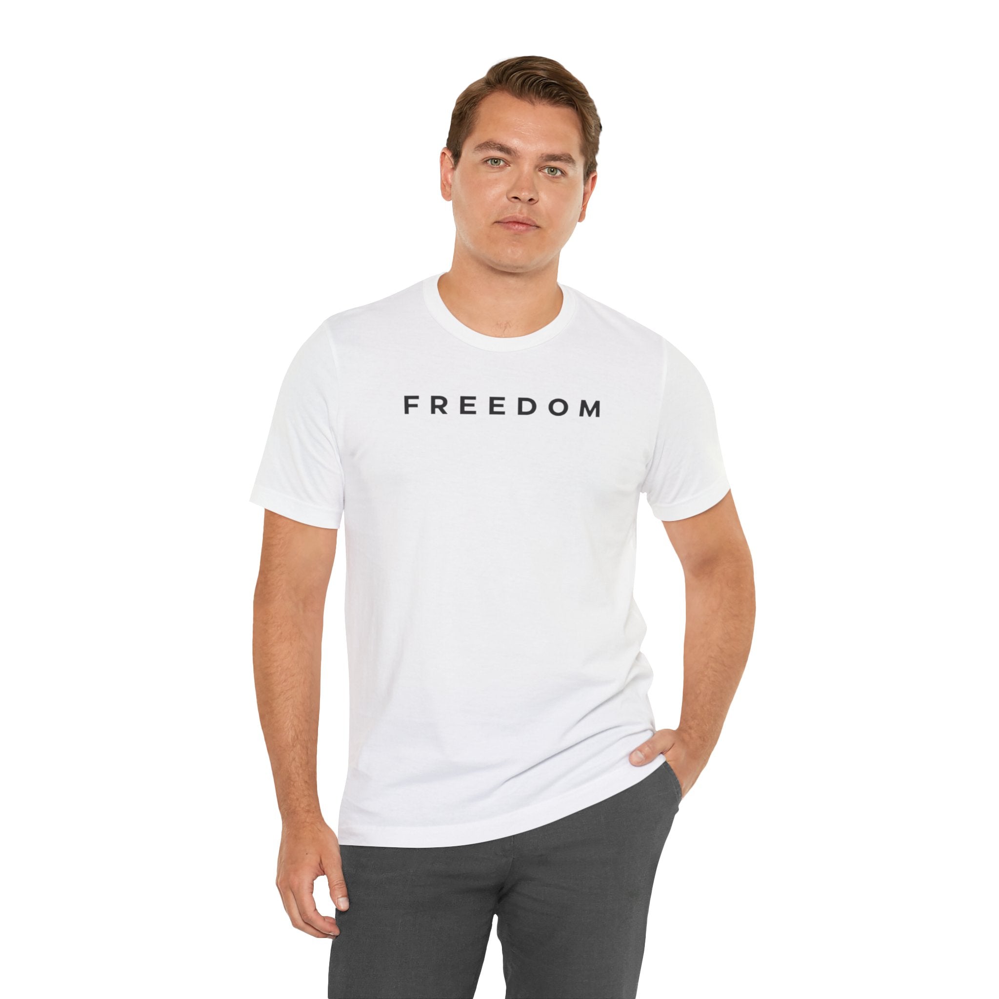 Simple FREEDOM Tee - Charlie Kirk Tribute