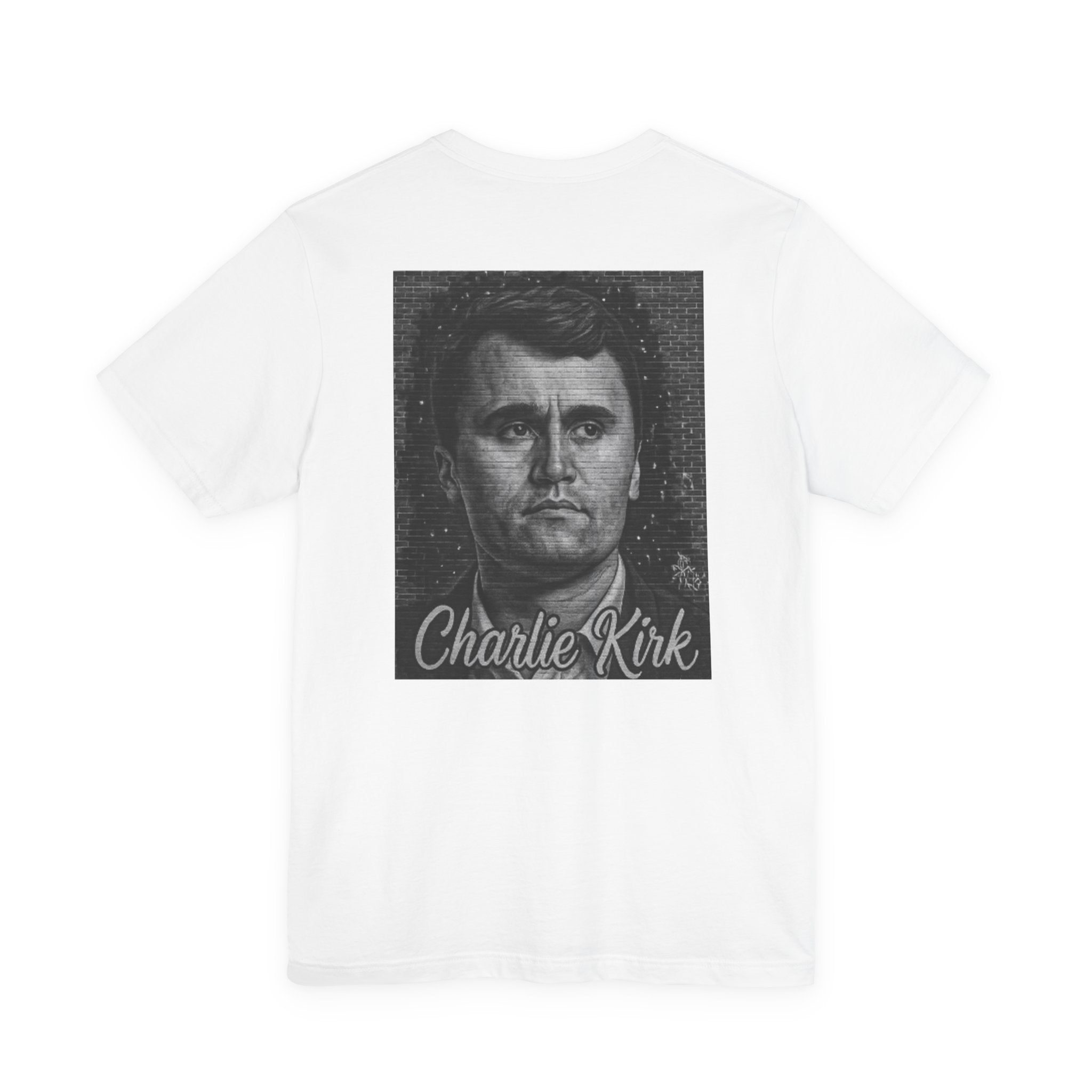 Charlie Kirk Memorial Mural Back Tee