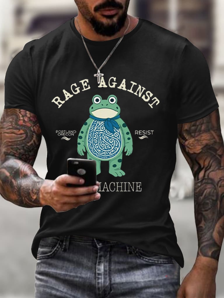 Men's FDT Print short-sleeved T-shirt