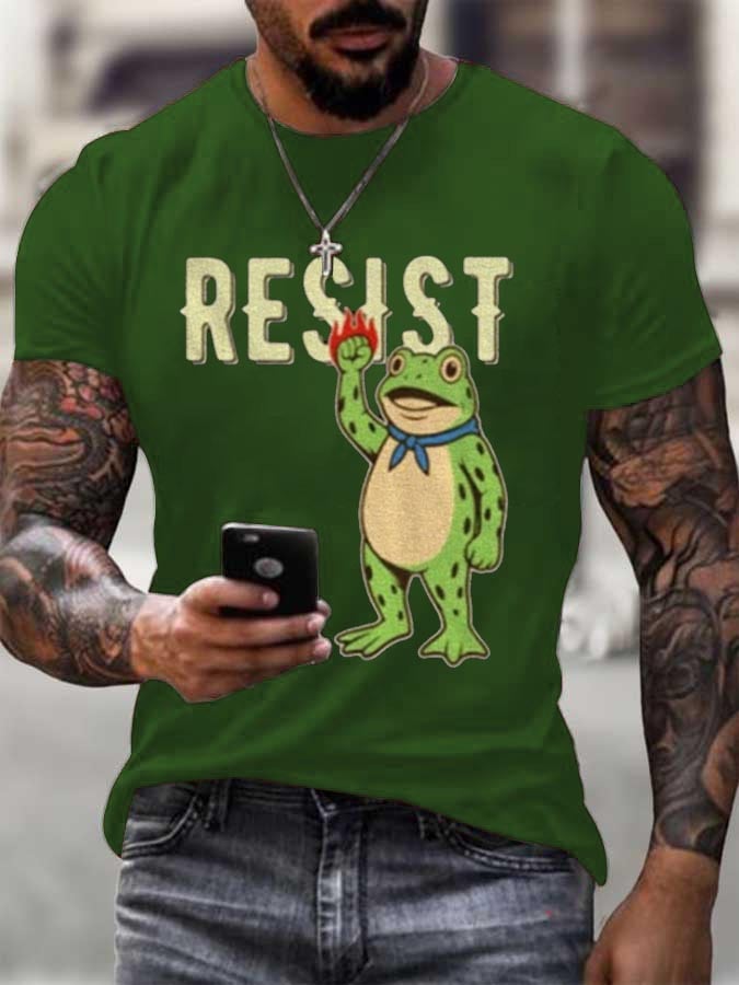 Resist Portland Frog Stand With Frog Digital Protest Shirt