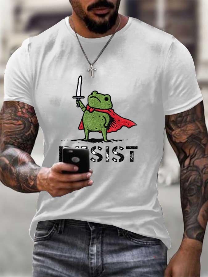 Resist Portland Frog Stand With Frog Digital Protest Shirt