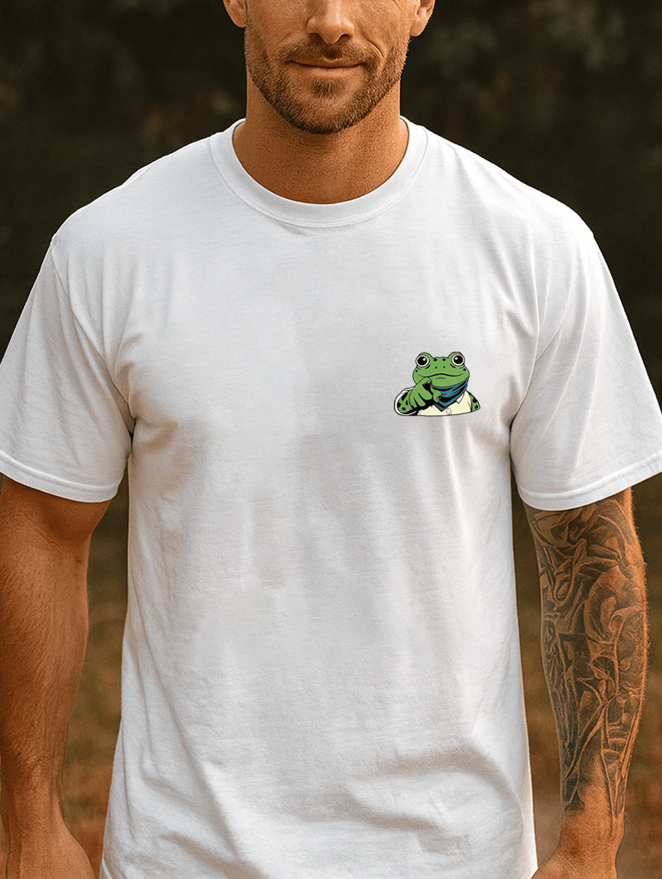 Unisex 100% Cotton Frog "That's A Horrible Idea" Print T-shirt