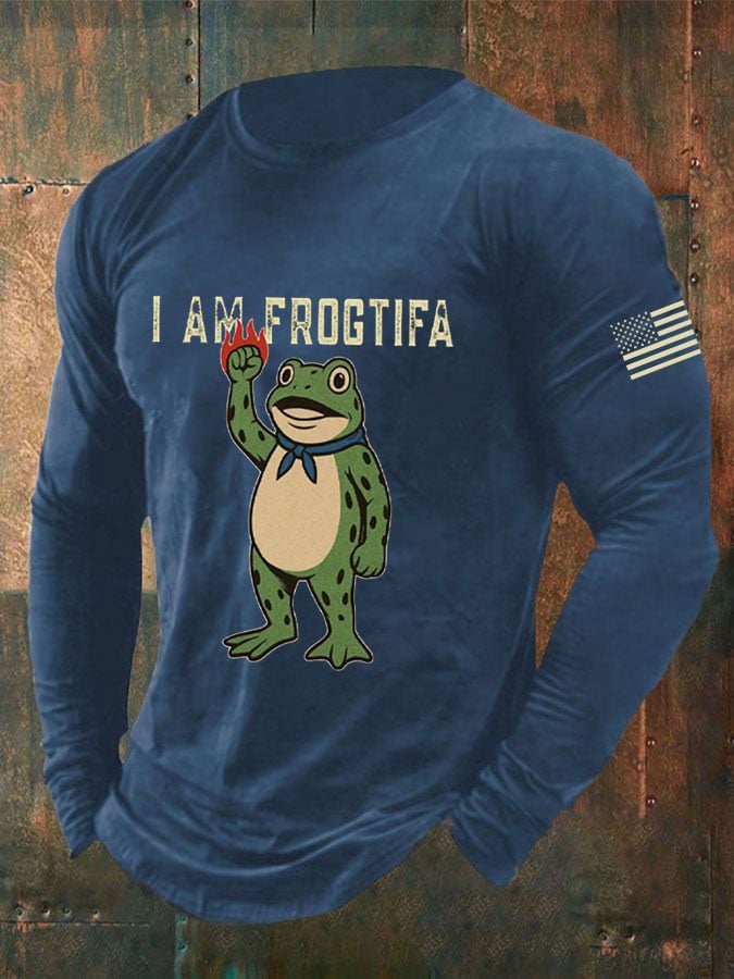 Men's I AM FROGTIFA long-sleeved T-shirt