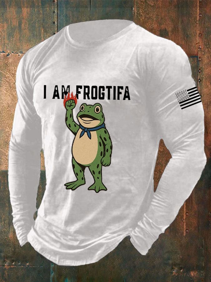 Men's I AM FROGTIFA long-sleeved T-shirt