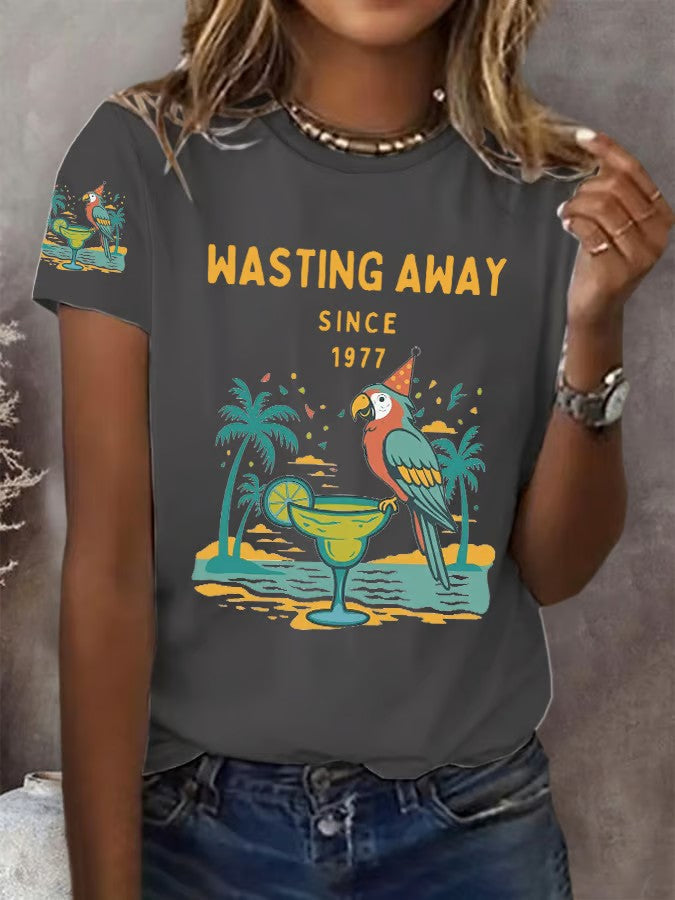 Women's Jimmy Buffett Day short-sleeved T-shirt