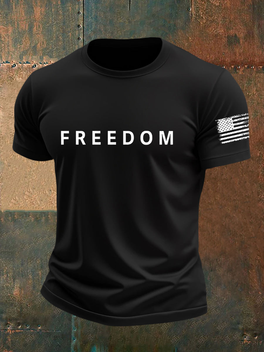 Men's Freedom Is Not Free R.I.P Charlie Kirk Short Sleeve T-shirt