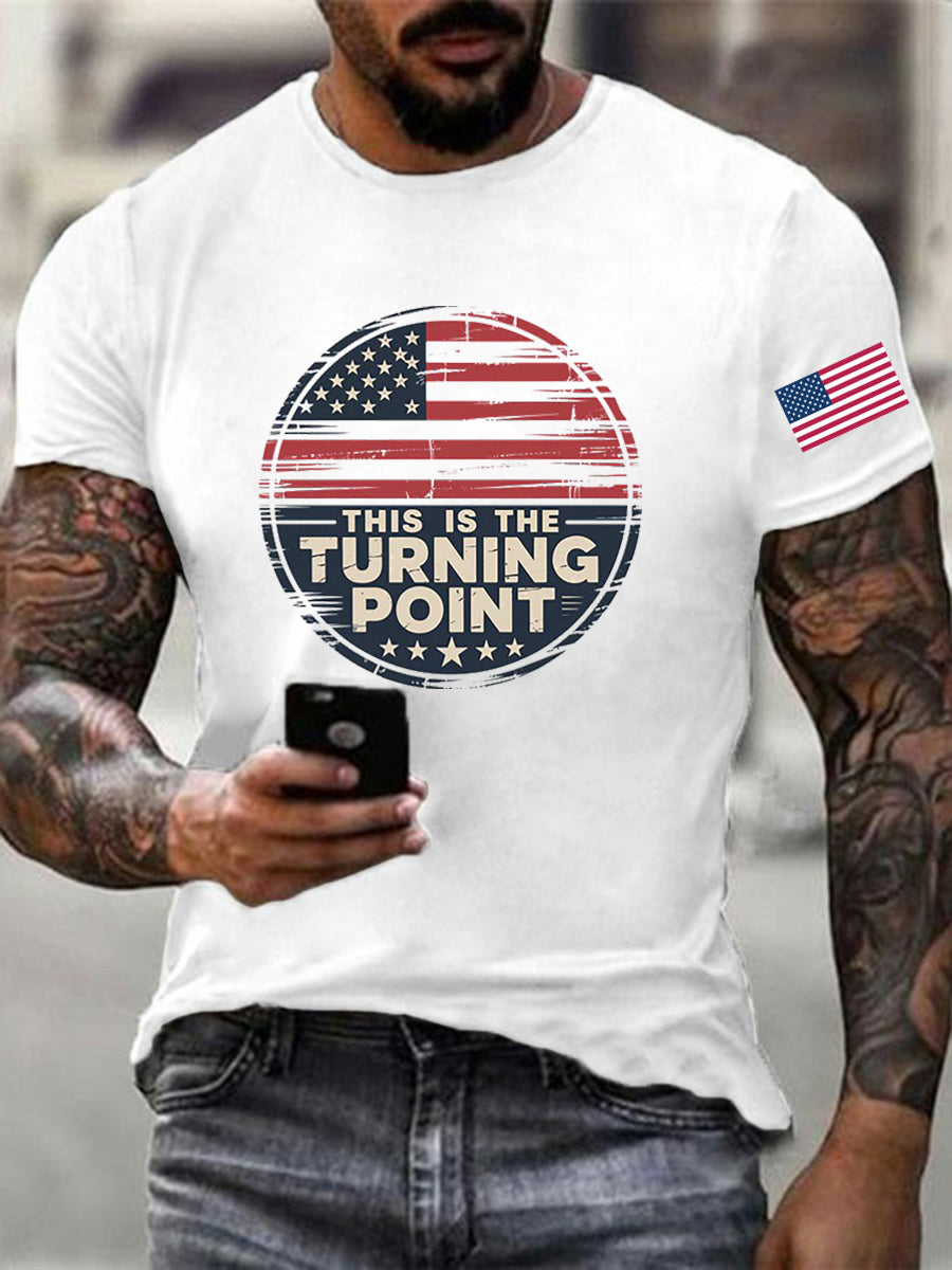 Men's This Is The Turning Point Printed T-shirt