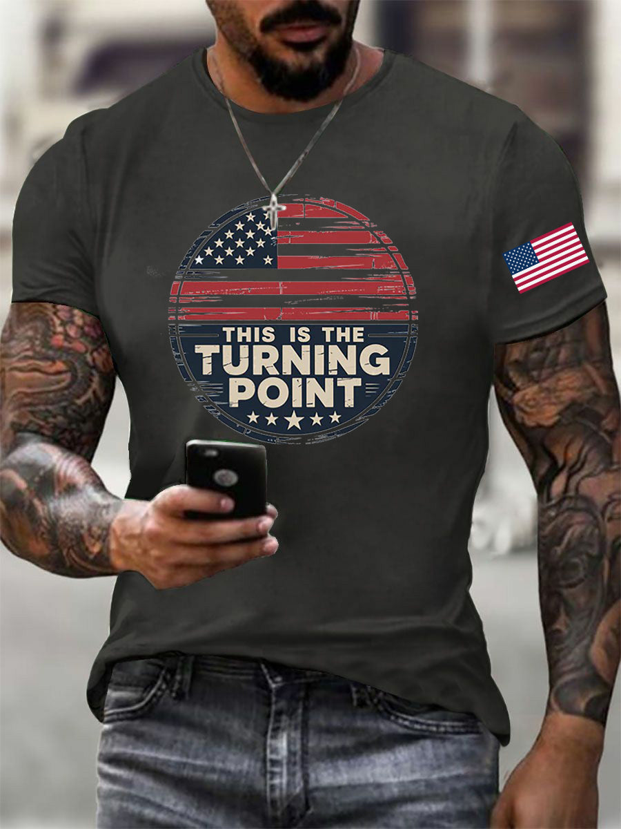 Men's This Is The Turning Point Printed T-shirt
