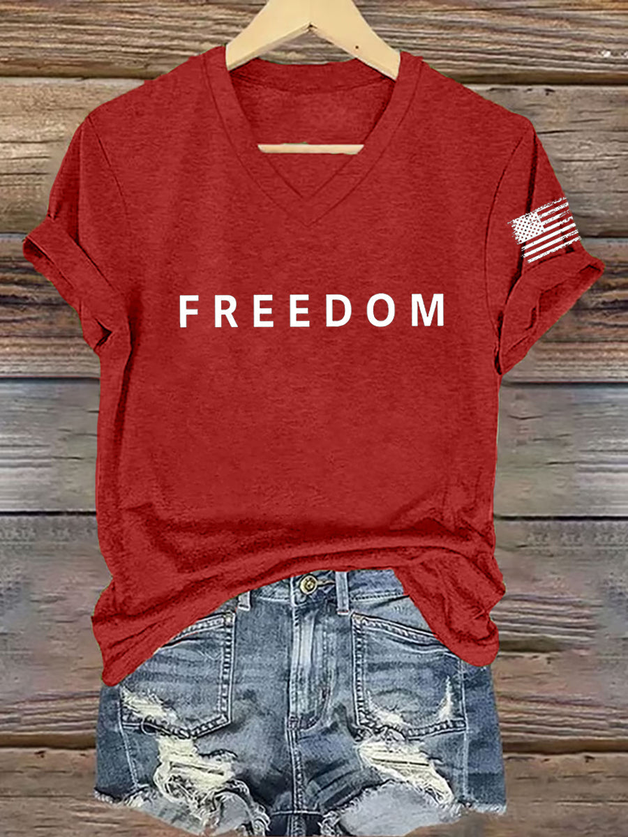 Women's Freedom Is Not Free R.I.P Charlie Kirk Short Sleeve T-shirt