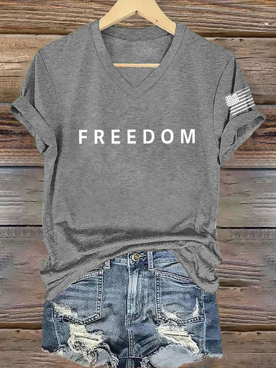 Women's Freedom Is Not Free R.I.P Charlie Kirk Short Sleeve T-shirt