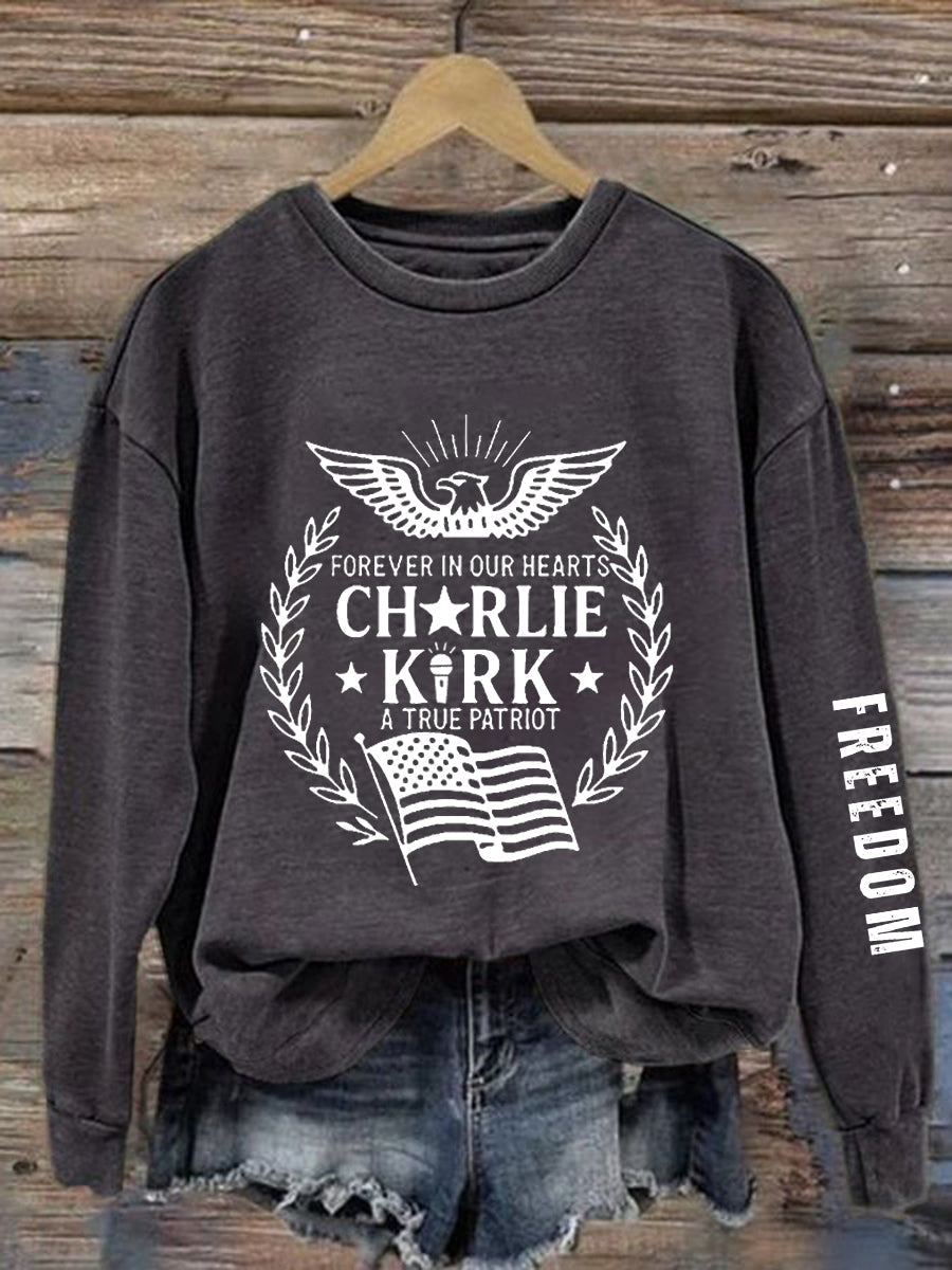 Women's Freedom Is Not Free R.I.P Charlie Kirk Sweatshirt