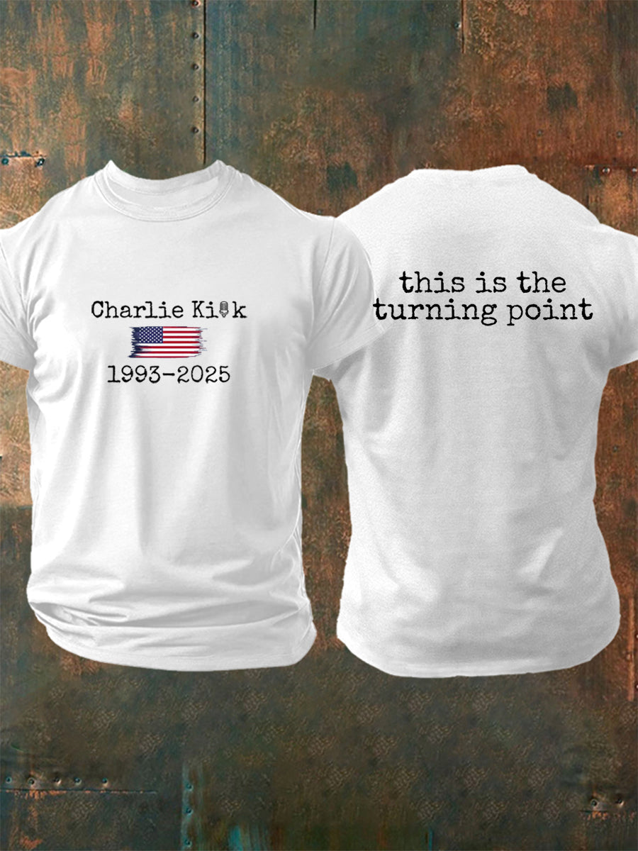 Men's This Is The Turning Point R.I.P Charlie Kirk Tee
