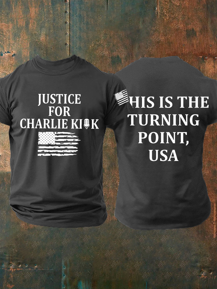 Men's This Is The Turning Point Short-sleeved T-shirt