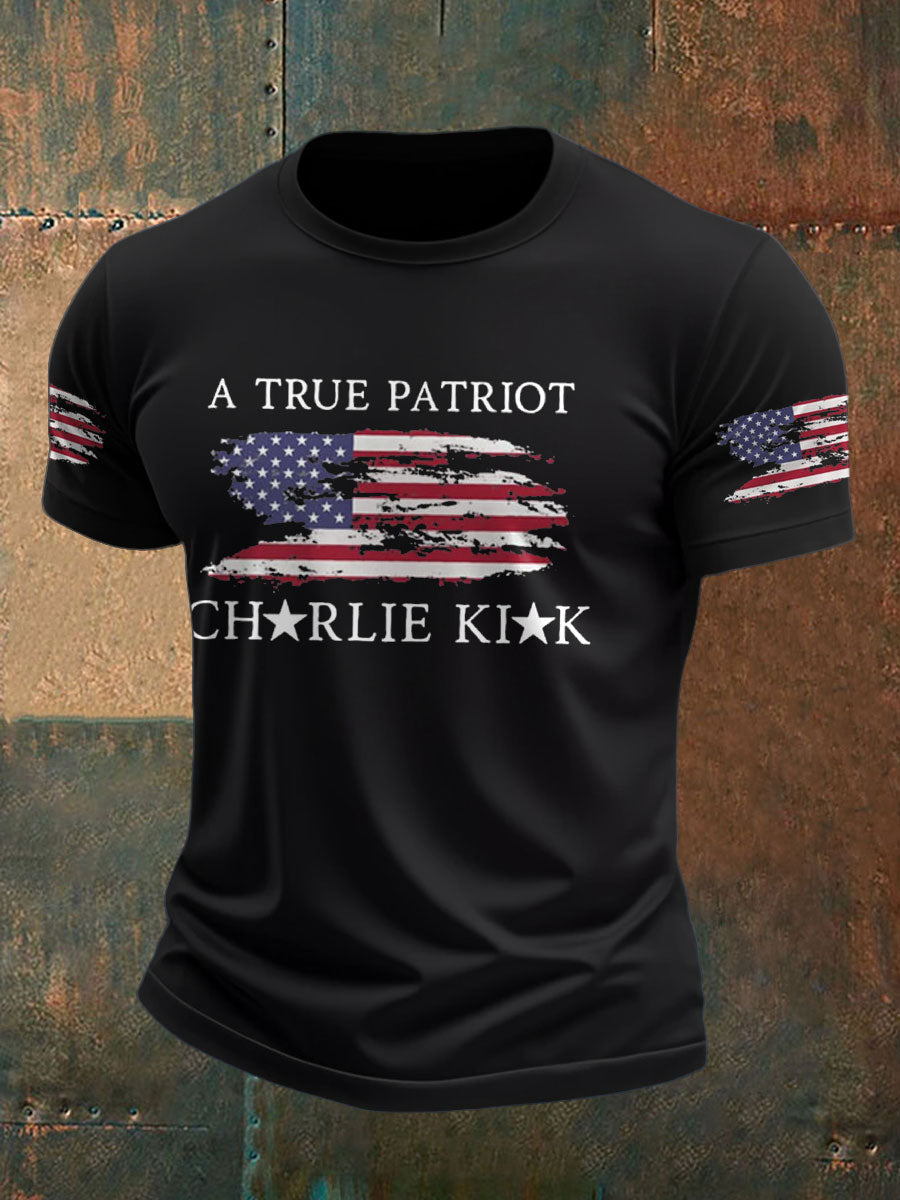 Men's Turning Point Flag Printed T-shirt