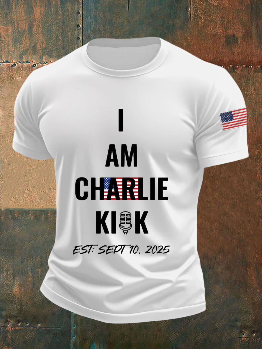 Men's We Are All Charlie Kirk Now! R.I.P Charlie Kirk Tee