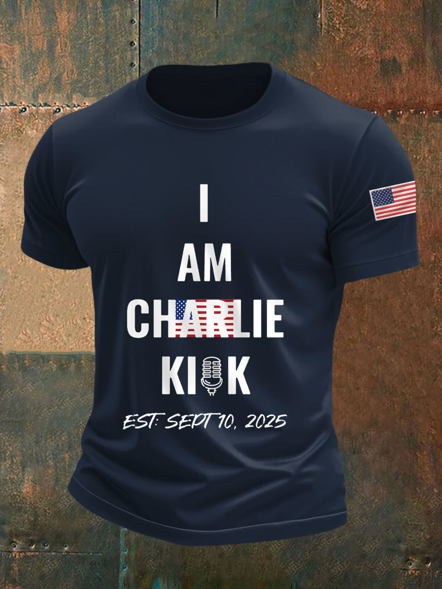 Men's We Are All Charlie Kirk Now! R.I.P Charlie Kirk Tee
