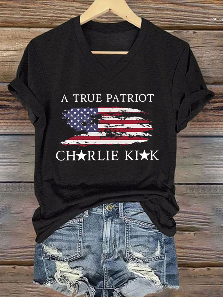 Women's Turning Point Flag Printed T-Shirt