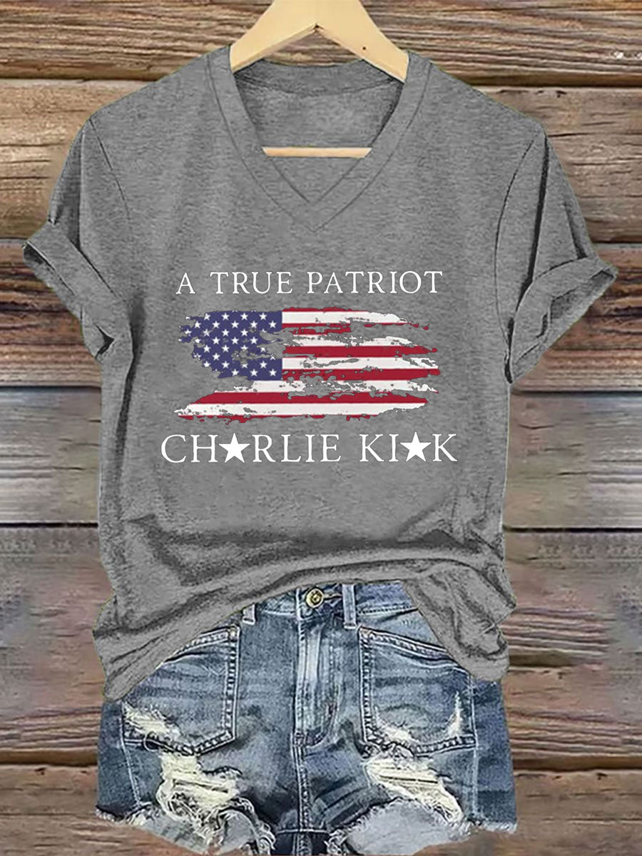 Women's Turning Point Flag Printed T-Shirt
