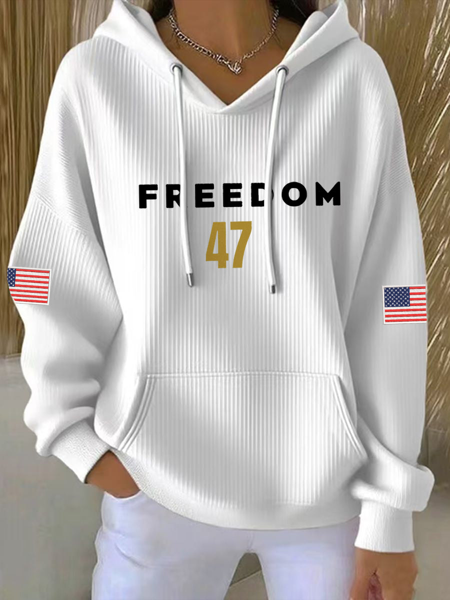 Women's Freedom 47 Flag Hoodie