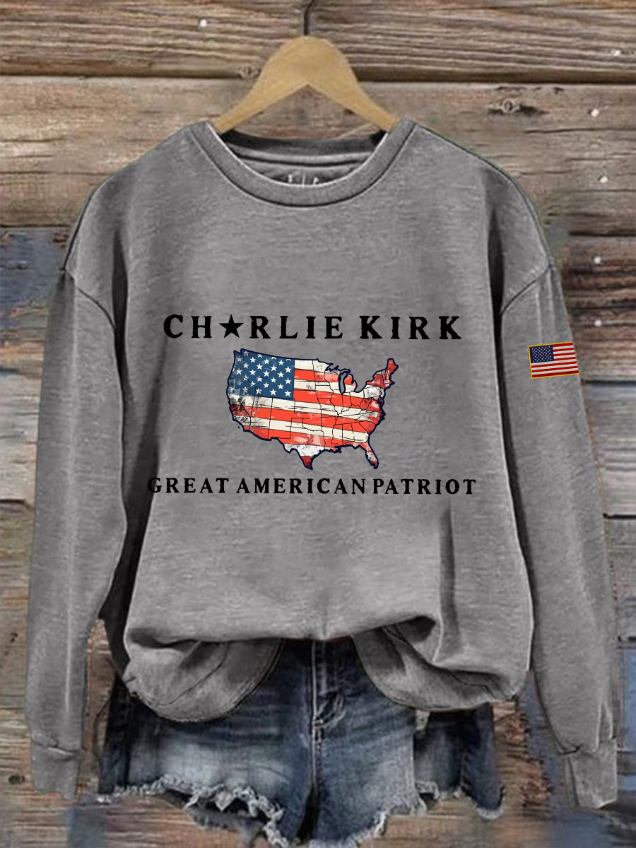 Women's patriotic sweatshirt