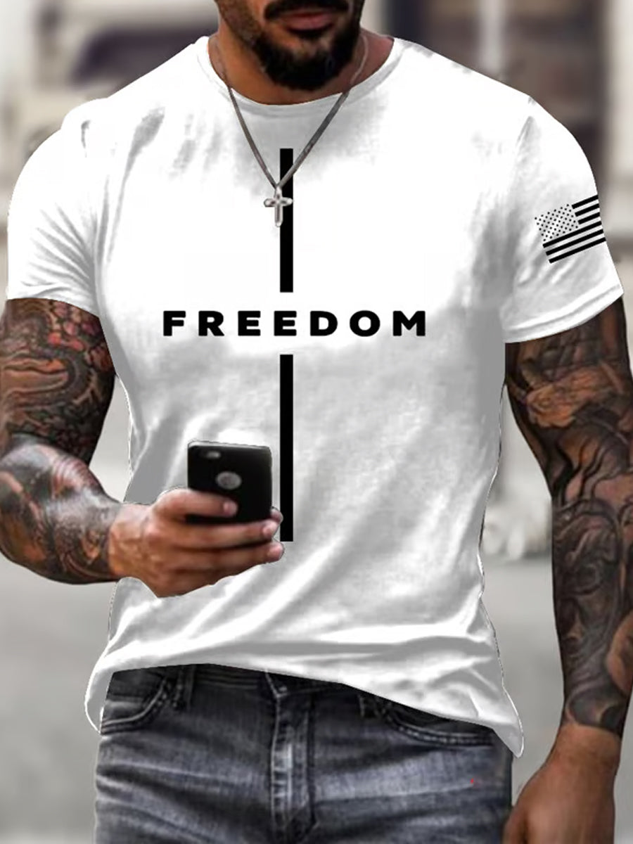 Men's Charlie Kirk Turning Point USA Trump Commemorative T-Shirt