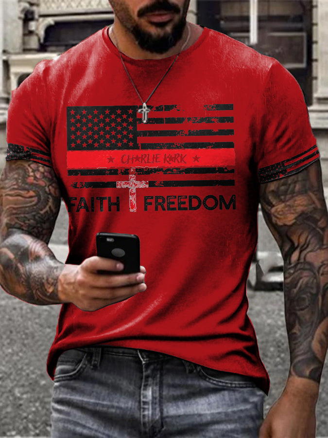Men's Freedom Turning Point Printed T-shirt