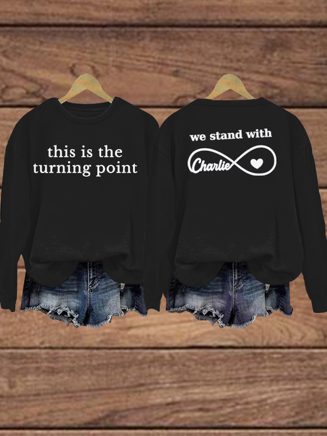 Women's Charlie Kirk Turning Point Regular Sweatshirt