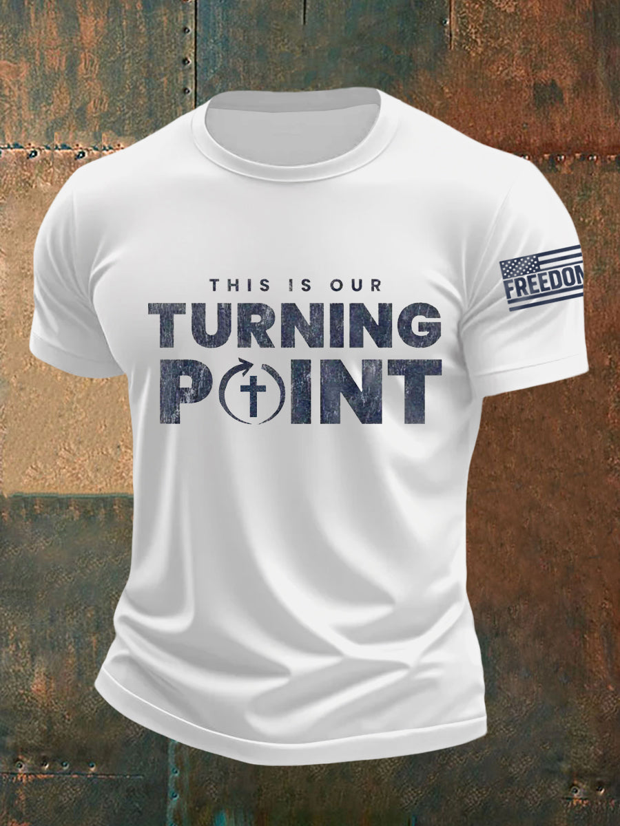 Men's This Is Our Turning Point R.I.P Charlie Kirk Tee