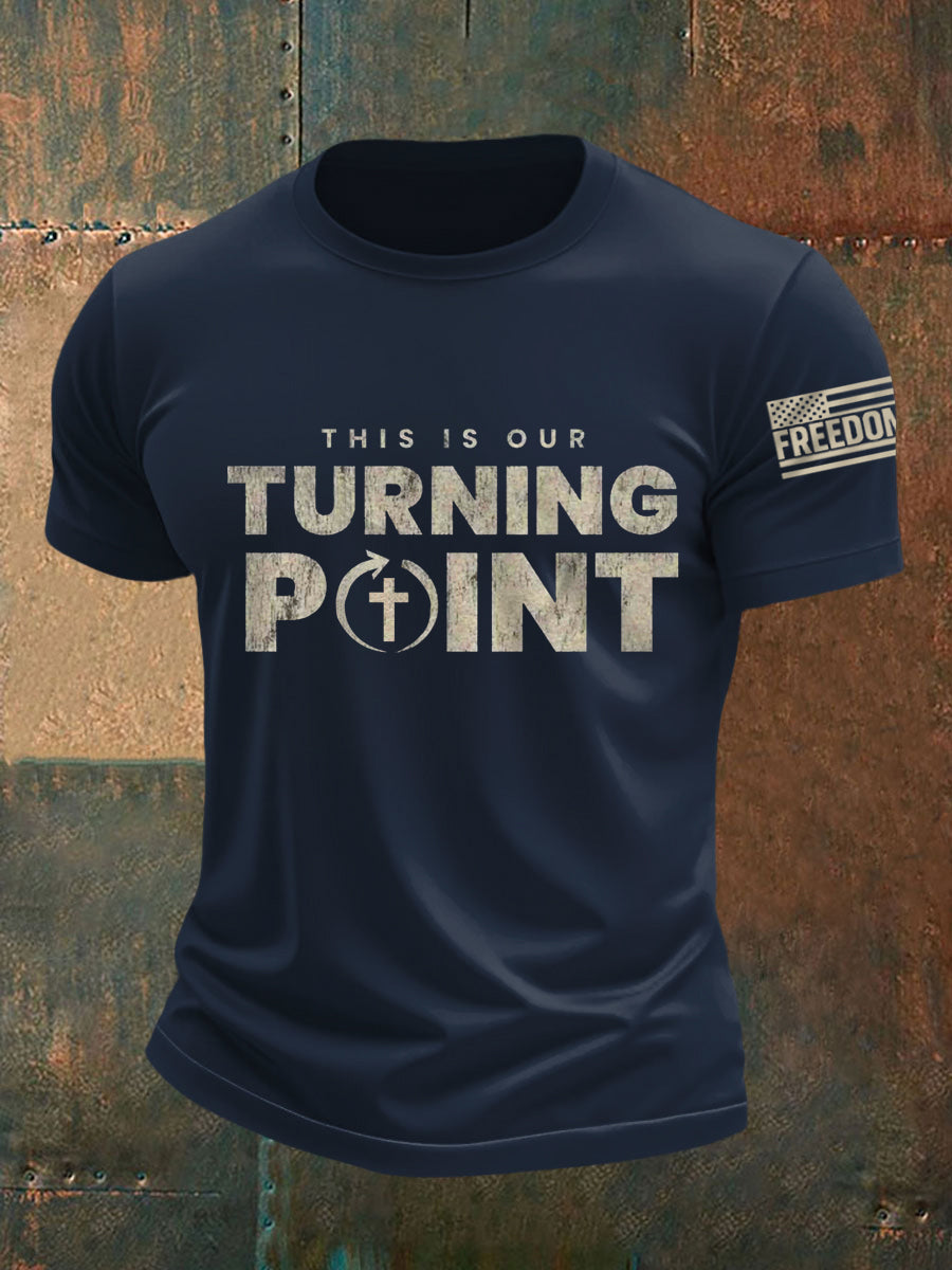Men's This Is Our Turning Point R.I.P Charlie Kirk Tee
