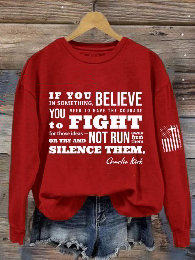 Women's Charlie Kirk Regular Sweatshirt