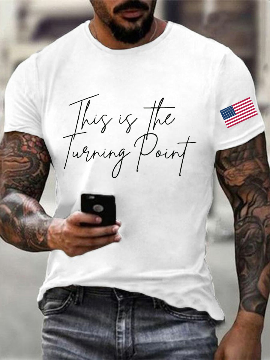 Men's This Is The Turning Point Printed T-shirt