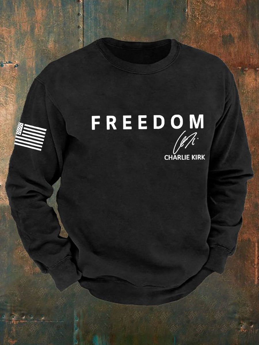 Men's Freedom Is Not Free R.I.P Charlie Kirk Sweater