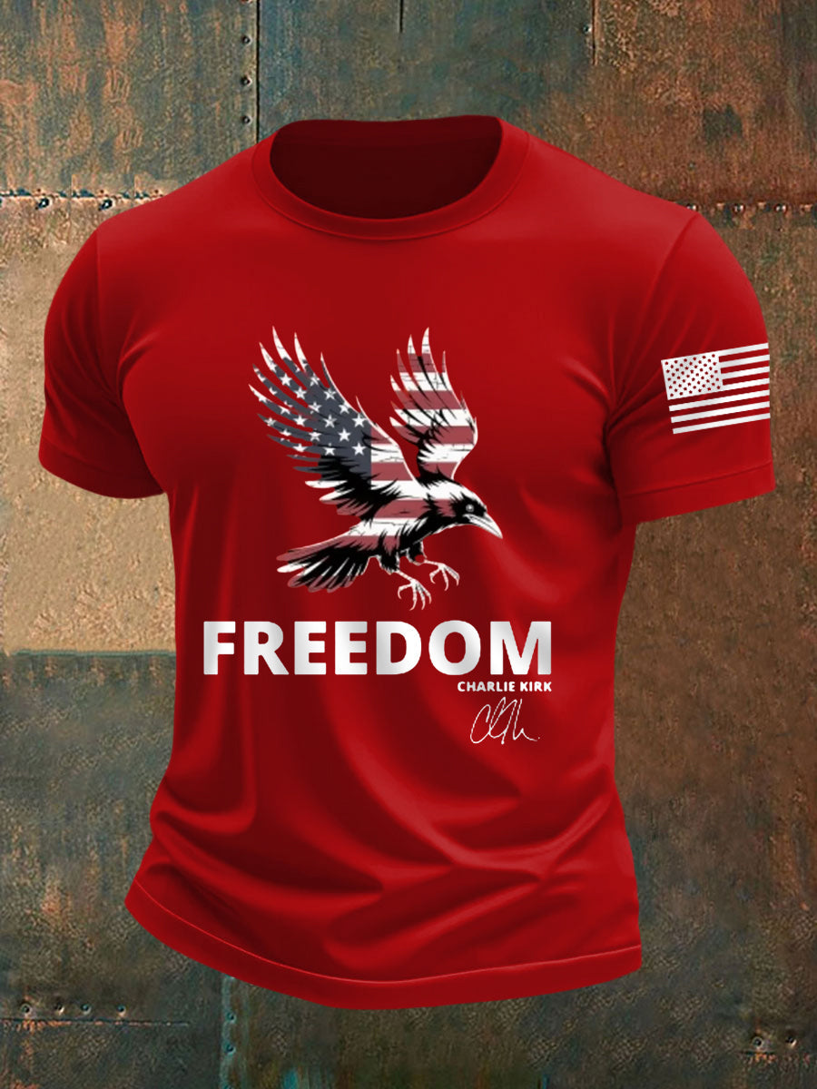 Men's Freedom Charlie Kirk Tee