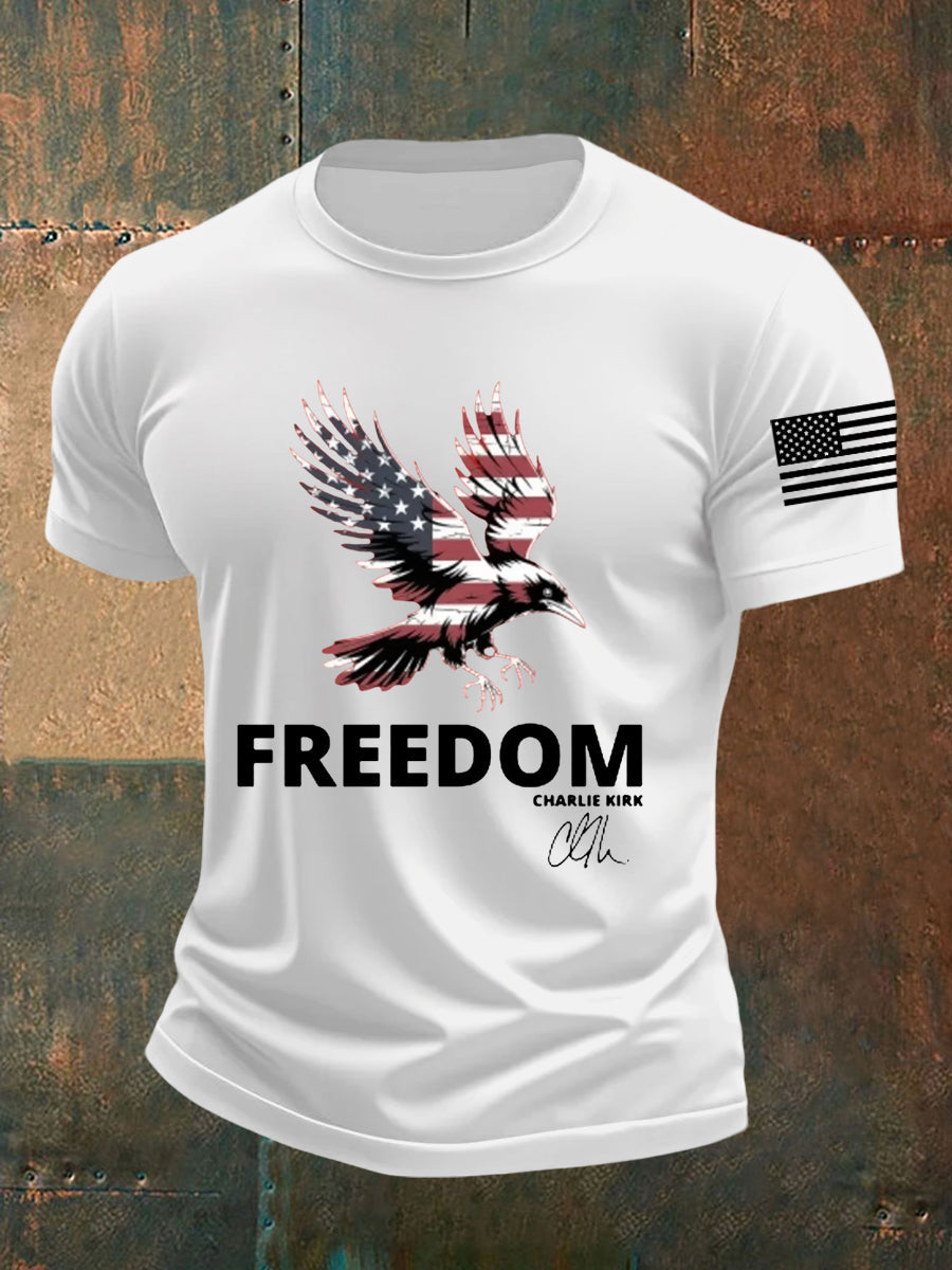Men's Freedom Charlie Kirk Tee